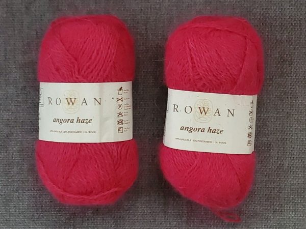 (2) ANGORA HAZE Rowan Yarn 70% ANGORA Blend Yarn Rare Color 527 Kiss